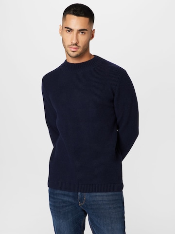 recolution Sweater 'Chives' in Blue: front