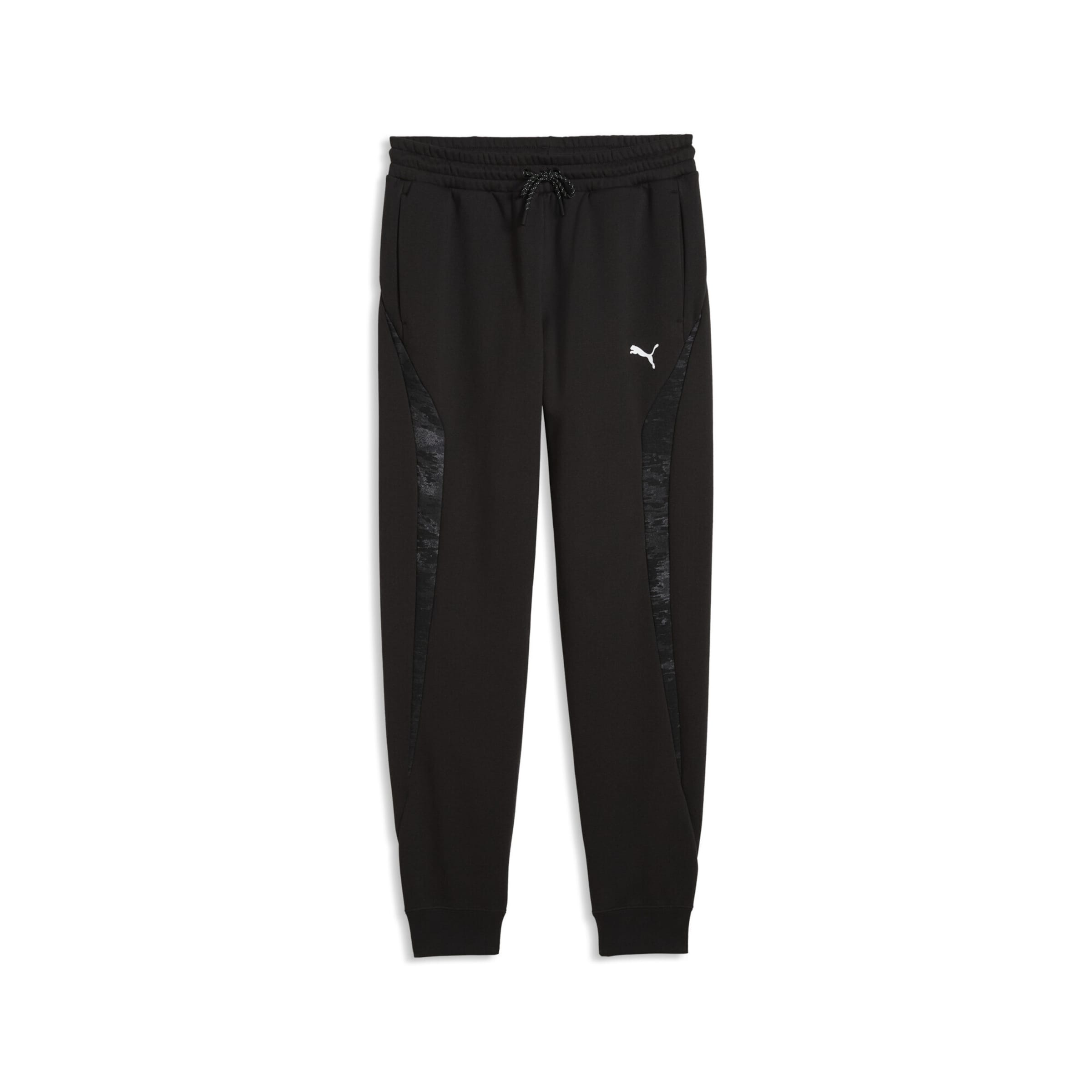 PUMA Regular Sportbroek in Zwart: voorkant