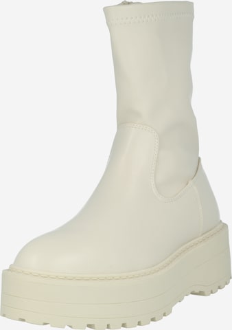 Bottines 'PABLA' Public Desire en blanc : devant