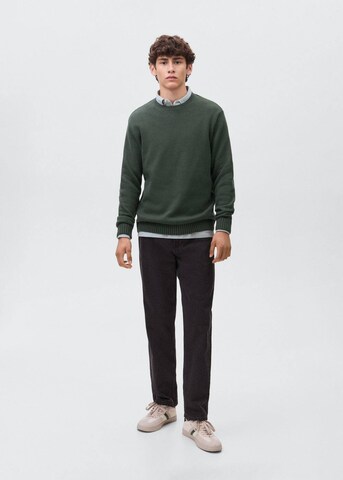 MANGO TEEN Sweater 'Basico' in Green
