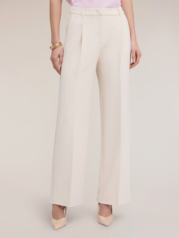 Wide Leg Pantalon MOTIVI en beige : devant