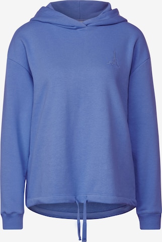 STREET ONE Sweatshirt in Blue: front