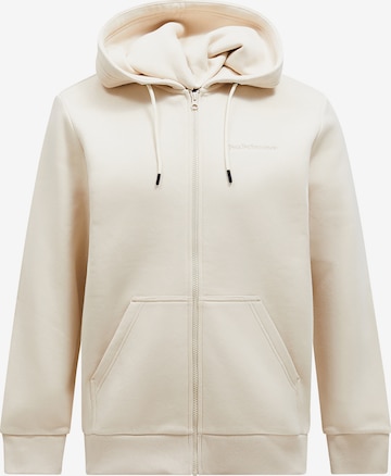 PEAK PERFORMANCE Sweatshirt in Beige: voorkant
