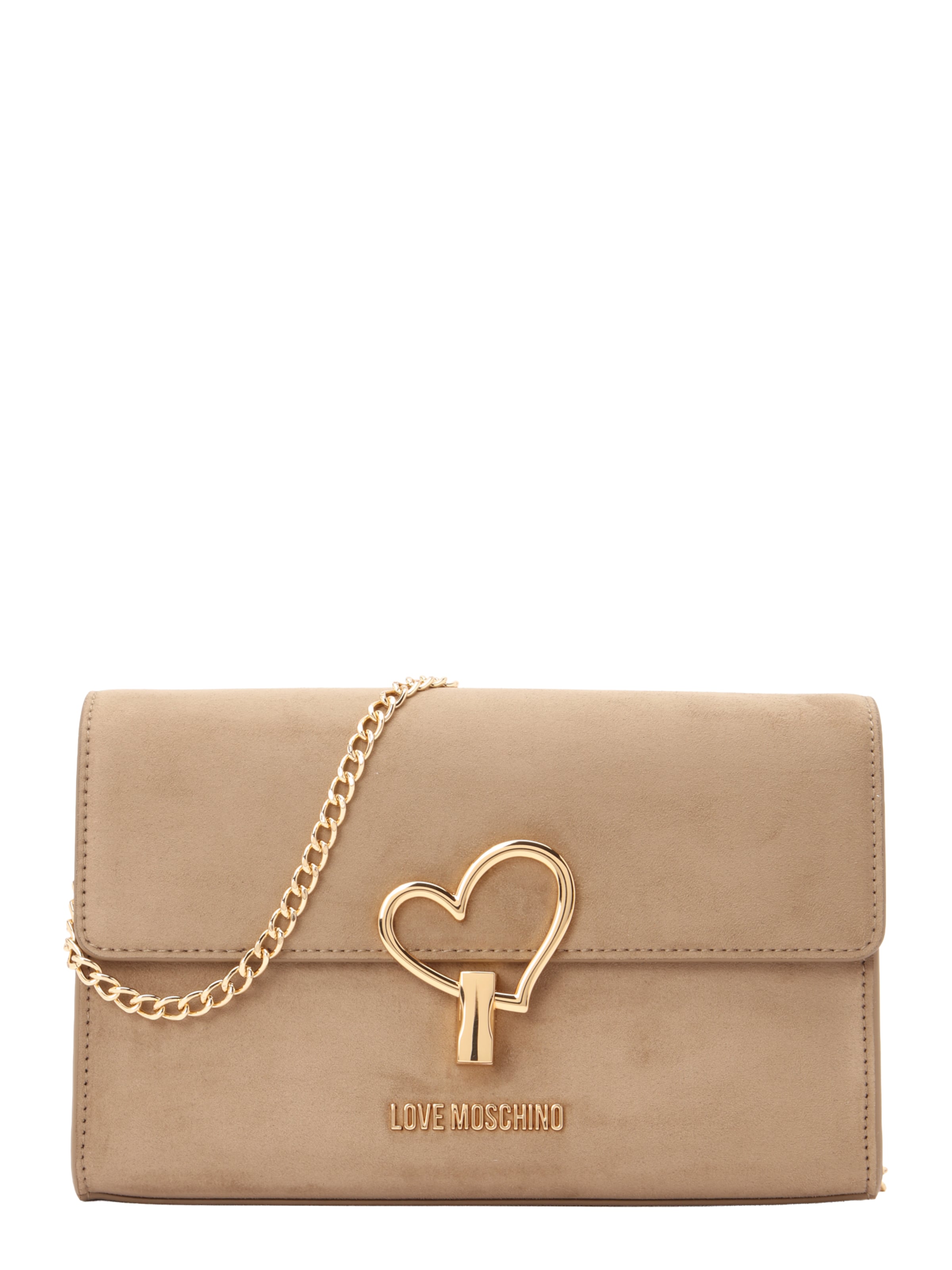 Love Moschino Kopertówka w kolorze beżowy: przód