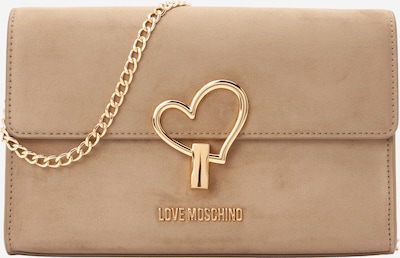 Love Moschino "Clutch" stila somiņa, krāsa - bēšs / Zelts, Preces skats