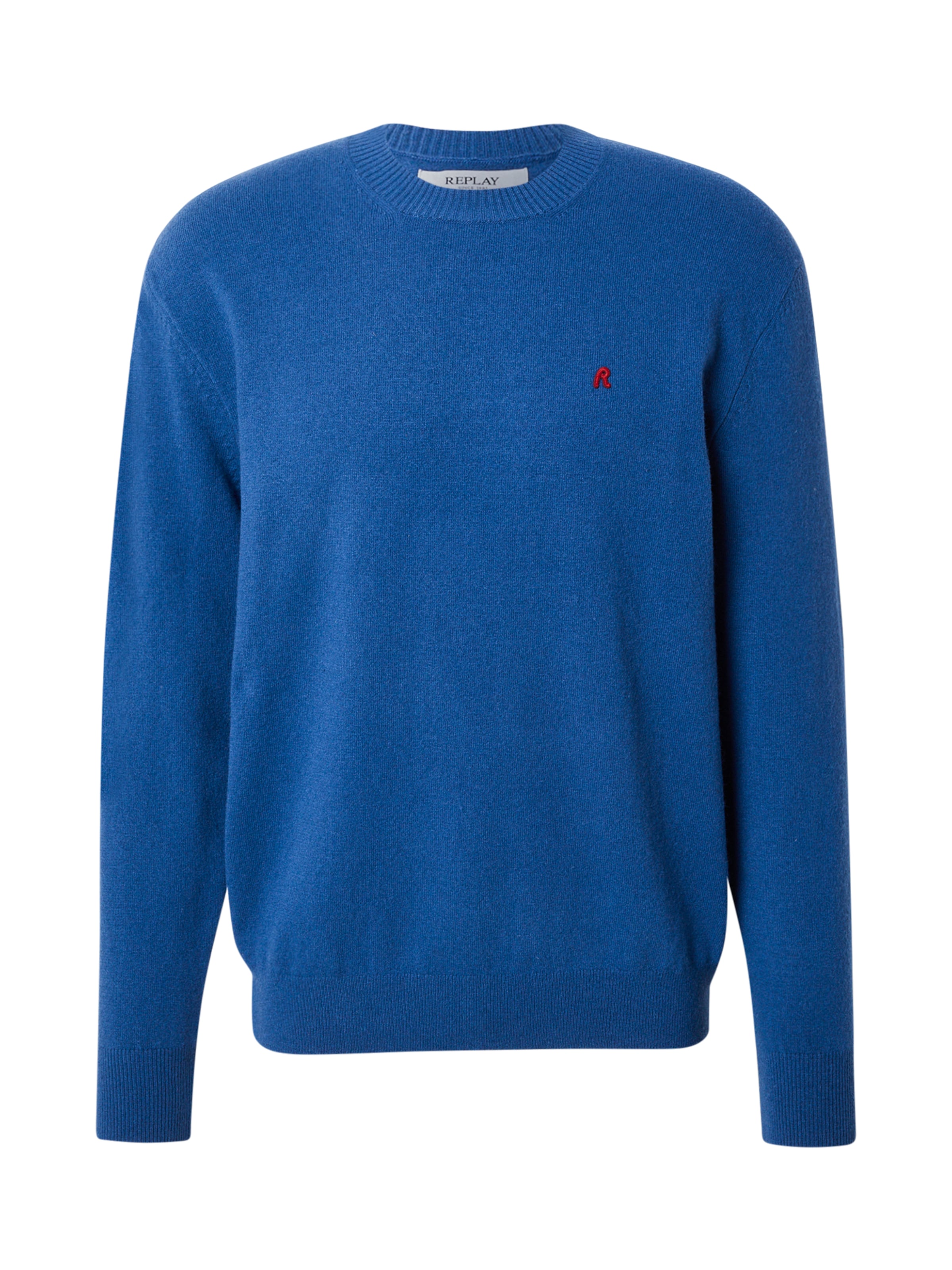 REPLAY Svetr – modrá: přední strana