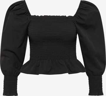 faina Blouse in Black: front