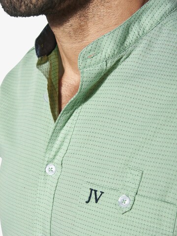 Fit confort Chemise 'Faanik' Jan Vanderstorm en vert