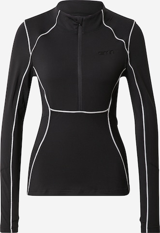 aim'n Athletic Sweater in Black: front