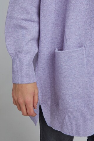 ICHI Knit Cardigan 'IHALPA' in Purple