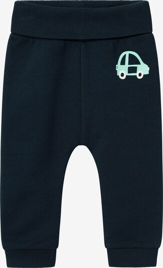 NAME IT Broek 'VONNE' in de kleur Navy / Mintgroen / Wit, Productweergave