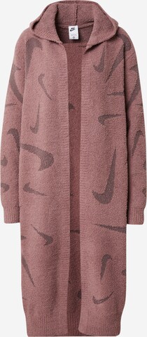 Nike Sportswear Strickjacke in Lila: predná strana