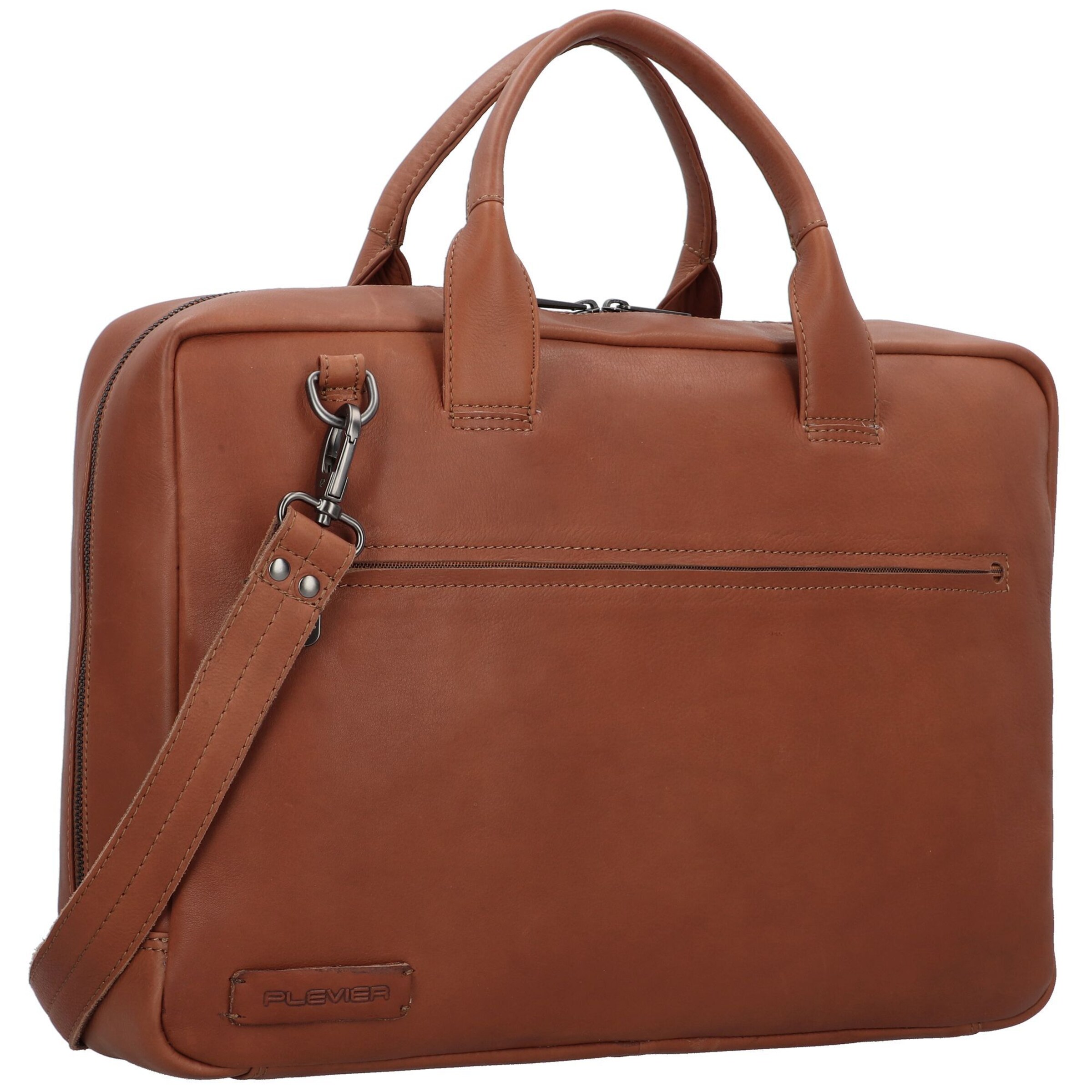 Plevier Document Bag in Brown