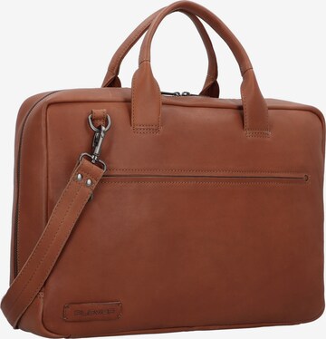 Plevier Document Bag in Brown