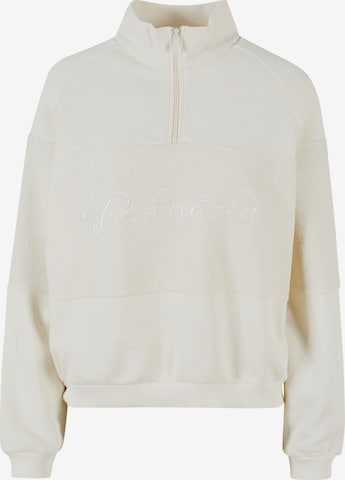 DEF - Sudadera en blanco: frente