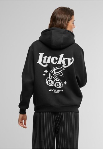 Felpa 'Lucky Cherry' di Miss Tee in nero: frontale