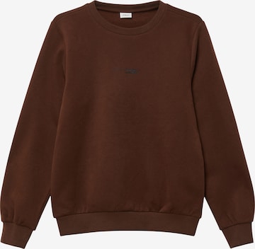 Sweat s.Oliver en marron : devant