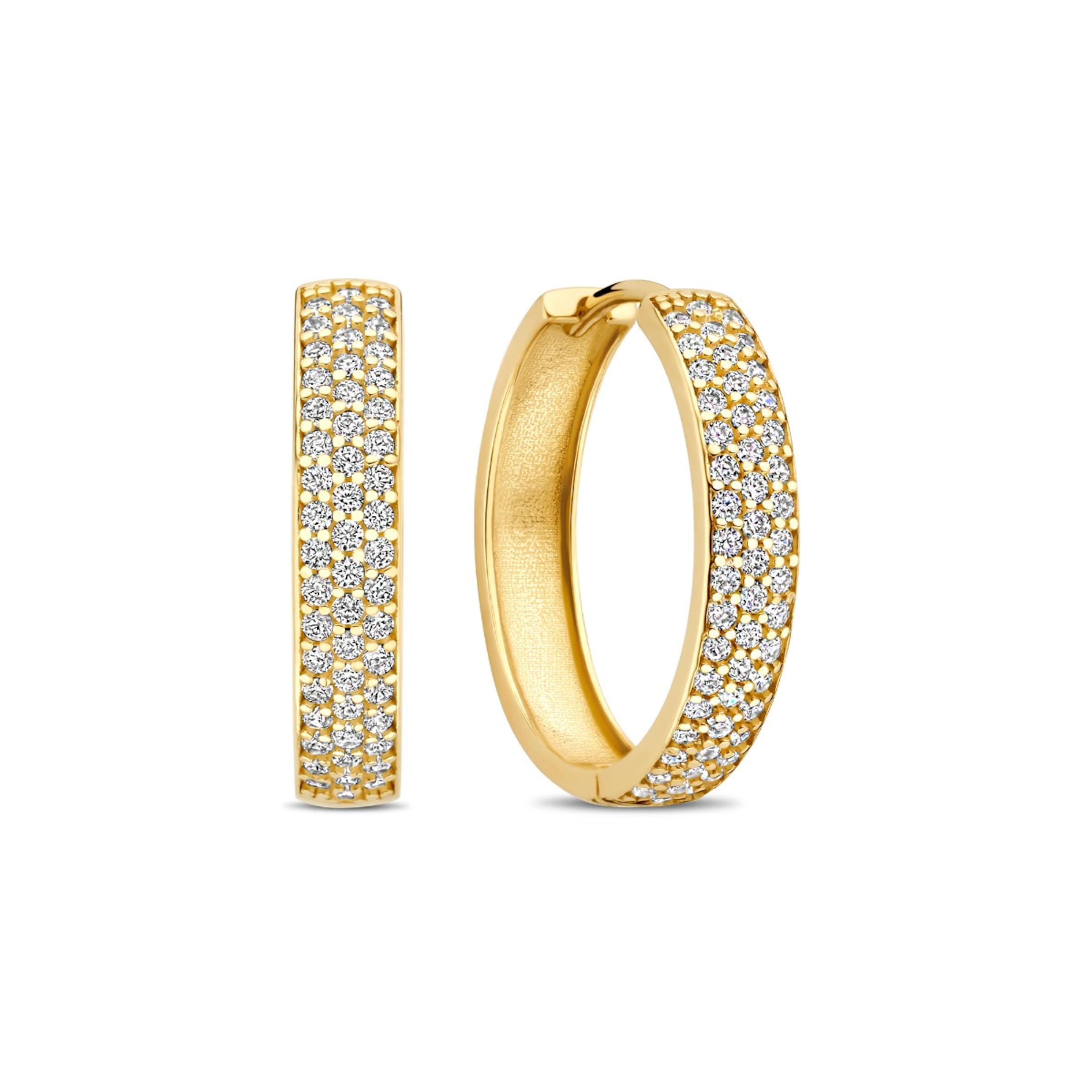 Beloro Jewels Ohrringe in Gold: Vorderseite