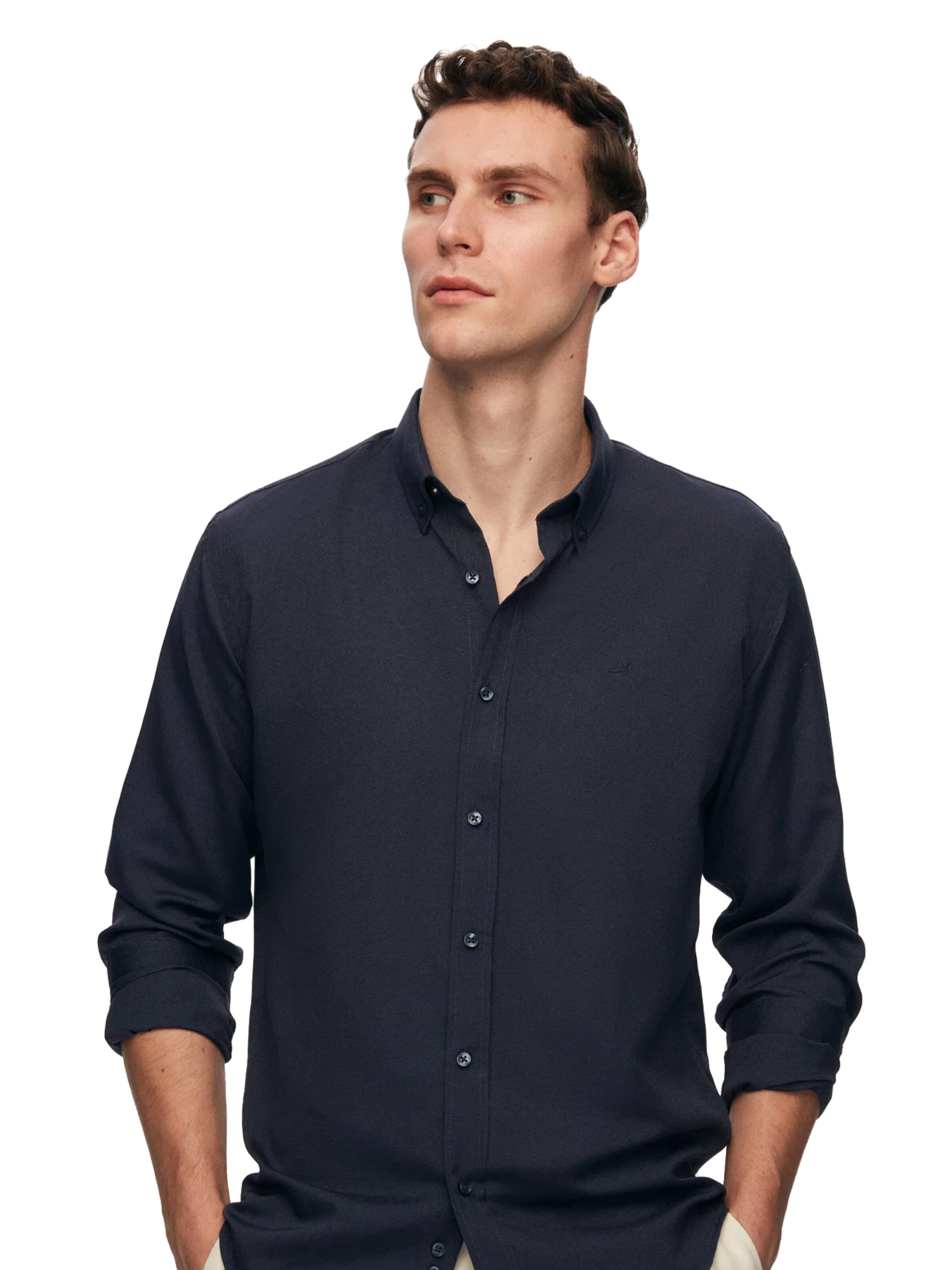 D’S Damat Regular fit Button Up Shirt in Blue