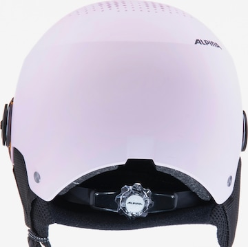 Alpina Skihelm 'Zupo Visor' in Pink