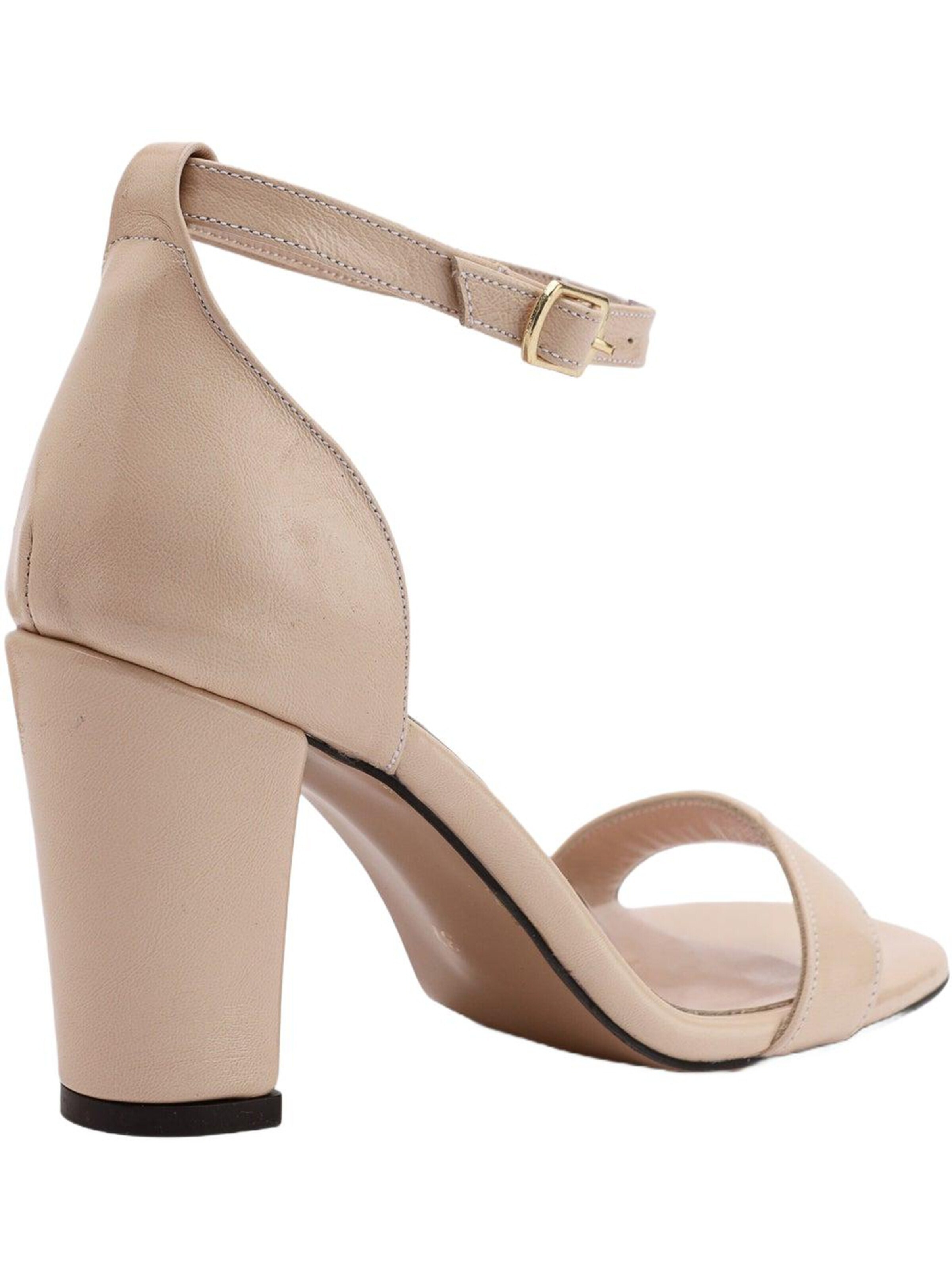 Limoya Slingpumps 'Limoya Erika Damenschuhe aus echtem Leder mit 8 cm Absatz'‌‌‌‌‌‌ in Beige