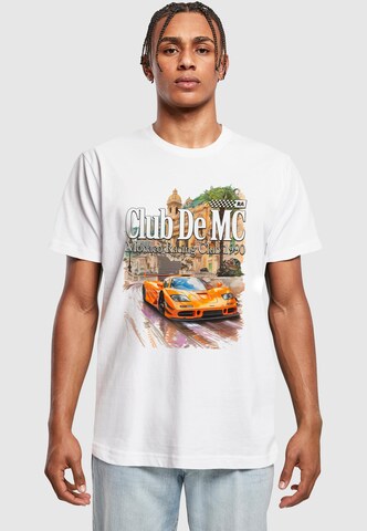 T-Shirt 'Monaco Racing Club' Mister Tee en blanc : devant