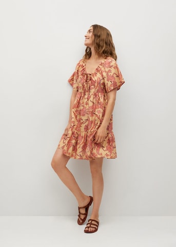 Rochie 'Indra' de la MANGO pe portocaliu