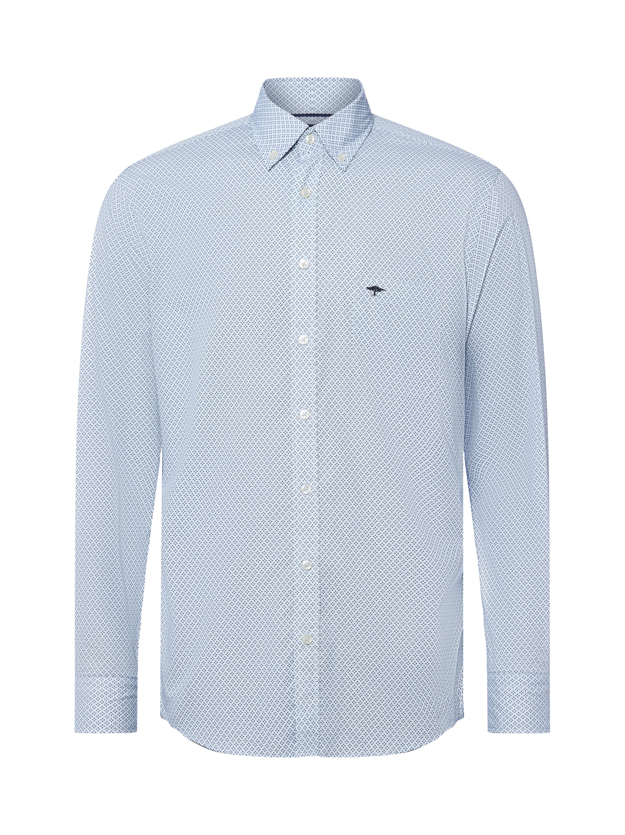 FYNCH-HATTON Regular Fit Hemd in Blau: Vorderseite