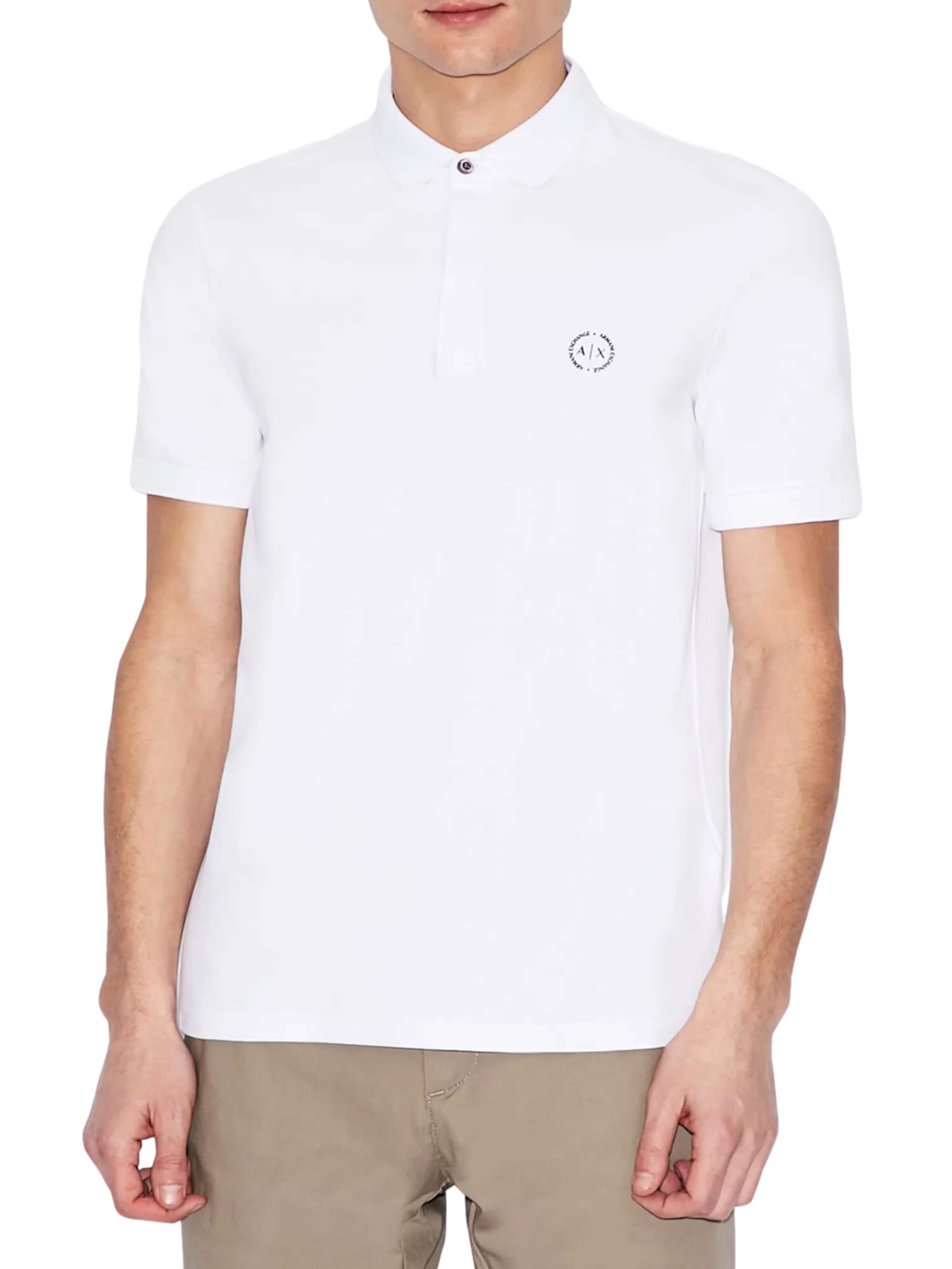 T-Shirt ARMANI EXCHANGE en blanc : devant