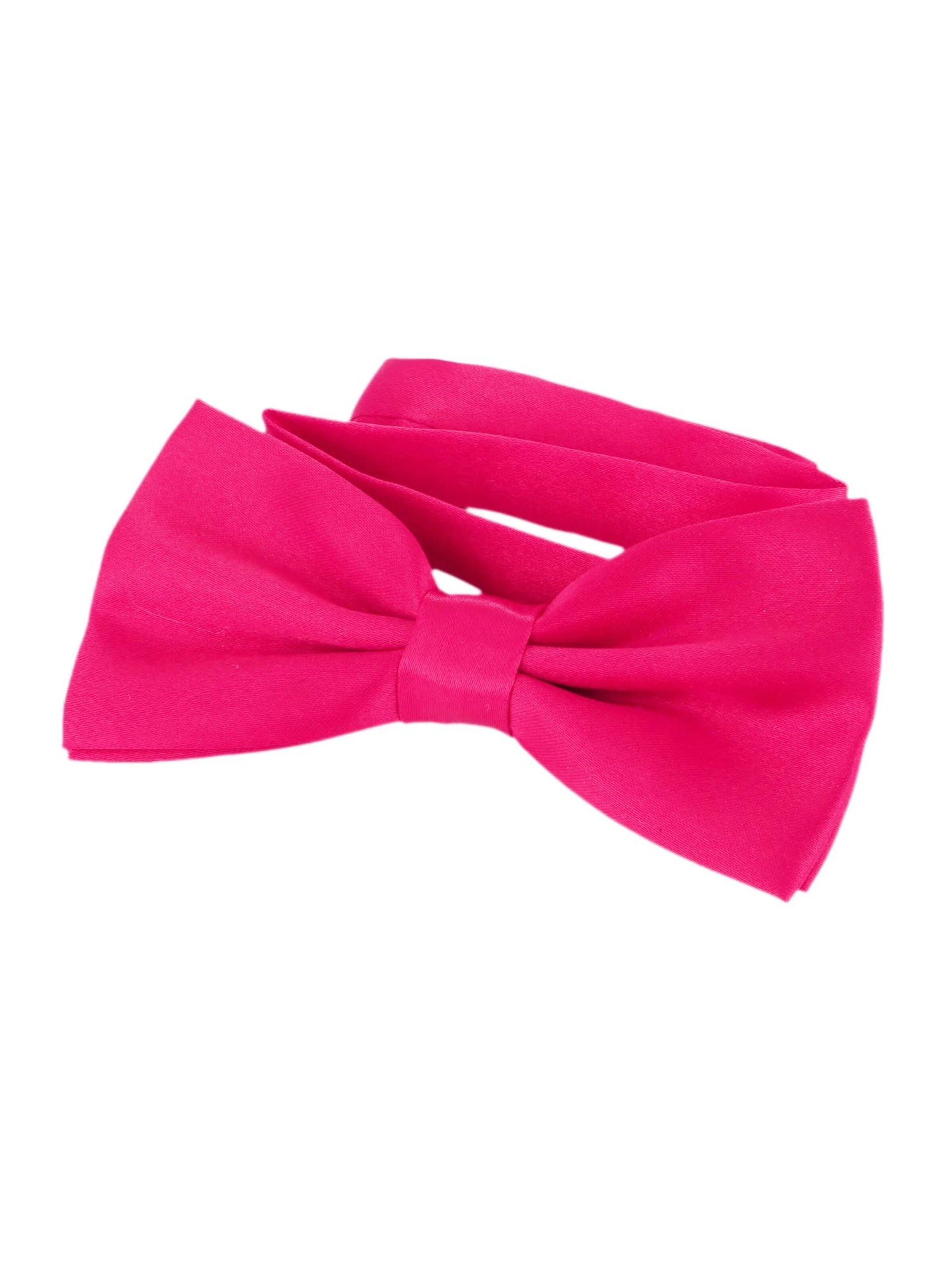 DonDon Bow Tie 'DonDon Edle nachtblaue Fliege Schleife mit Haken - bereits gebunden und verstellbar' in One size in Pink, Item view