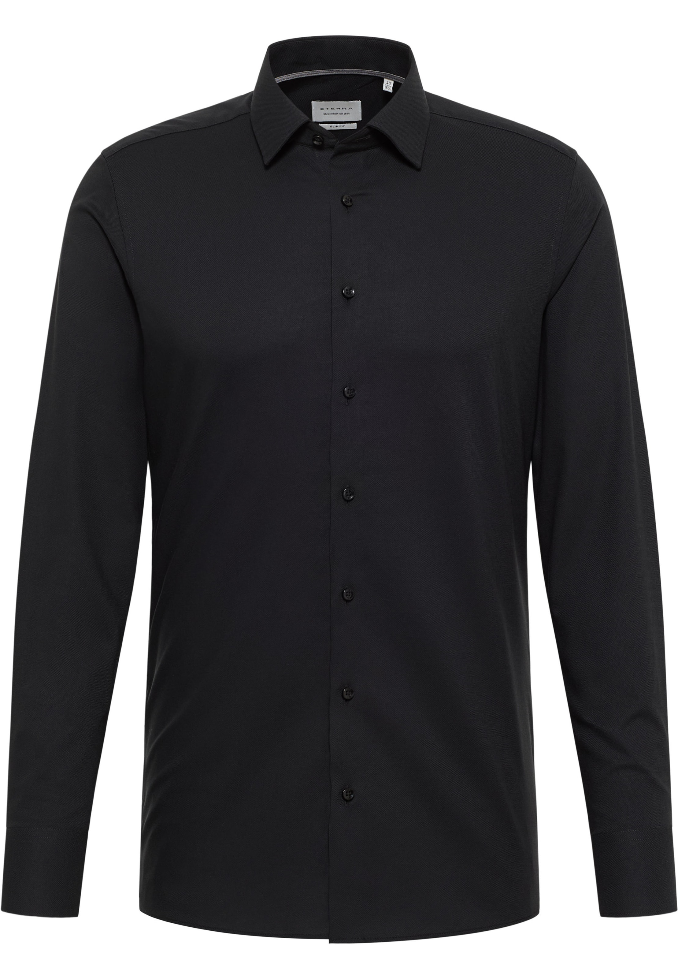 ETERNA Businesshemd in Schwarz: Vorderseite