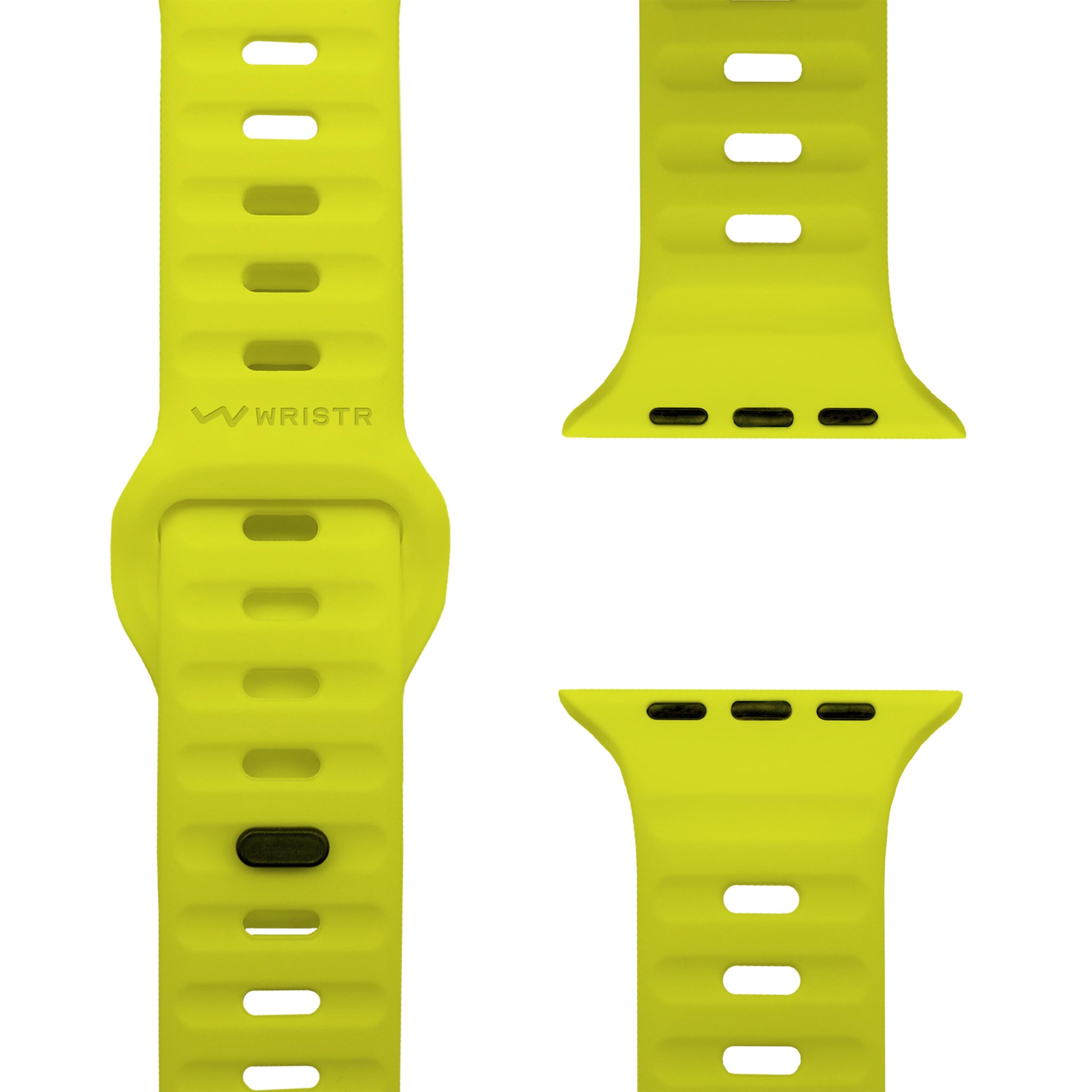 WRISTR Armband 'Motus' in Gelb: Vorderseite