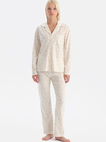 Dagi Пижама в Бежевый: спереди