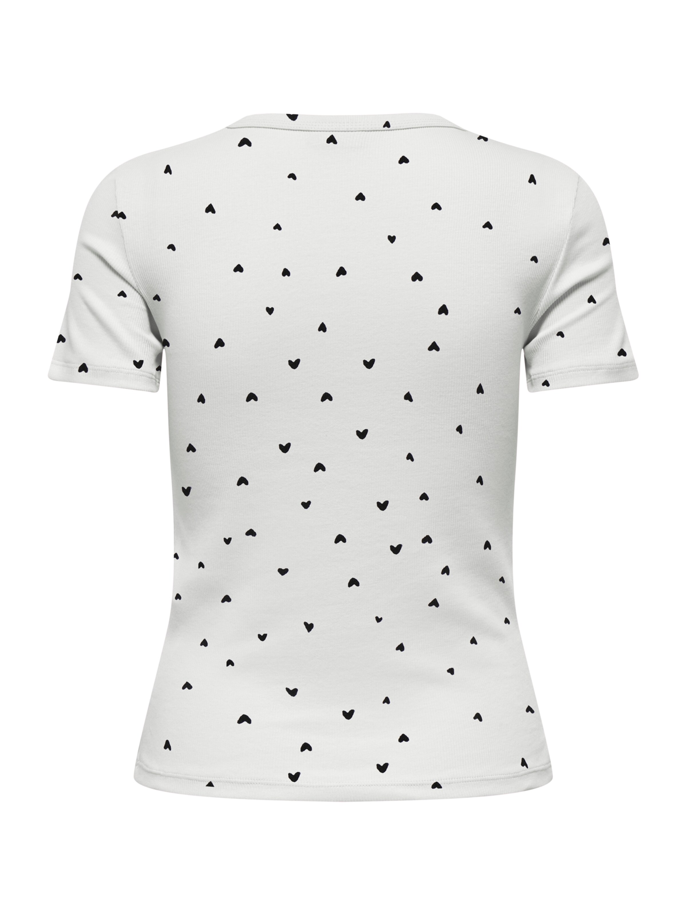 JDY Тениска 'JDYLUCKY' в бяло