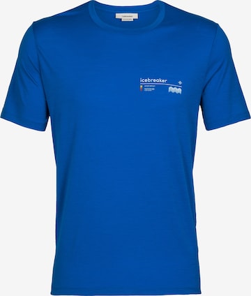 mėlyna ICEBREAKER Sportiniai marškinėliai 'M Tech Lite II SS Tee Alpine Zone': priekis