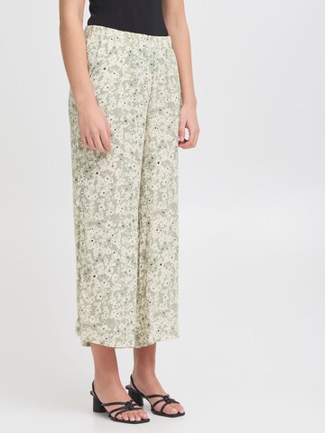 ICHI Loose fit Trousers ' IHMARRAKECH ' in Green