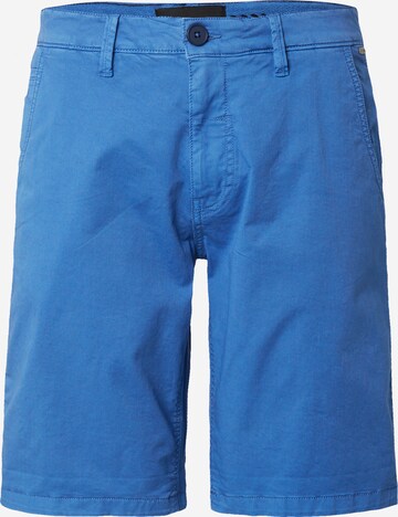 BLEND Chino trousers in Blue: front