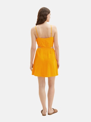 TOM TAILOR DENIM Summer Dress in Orange