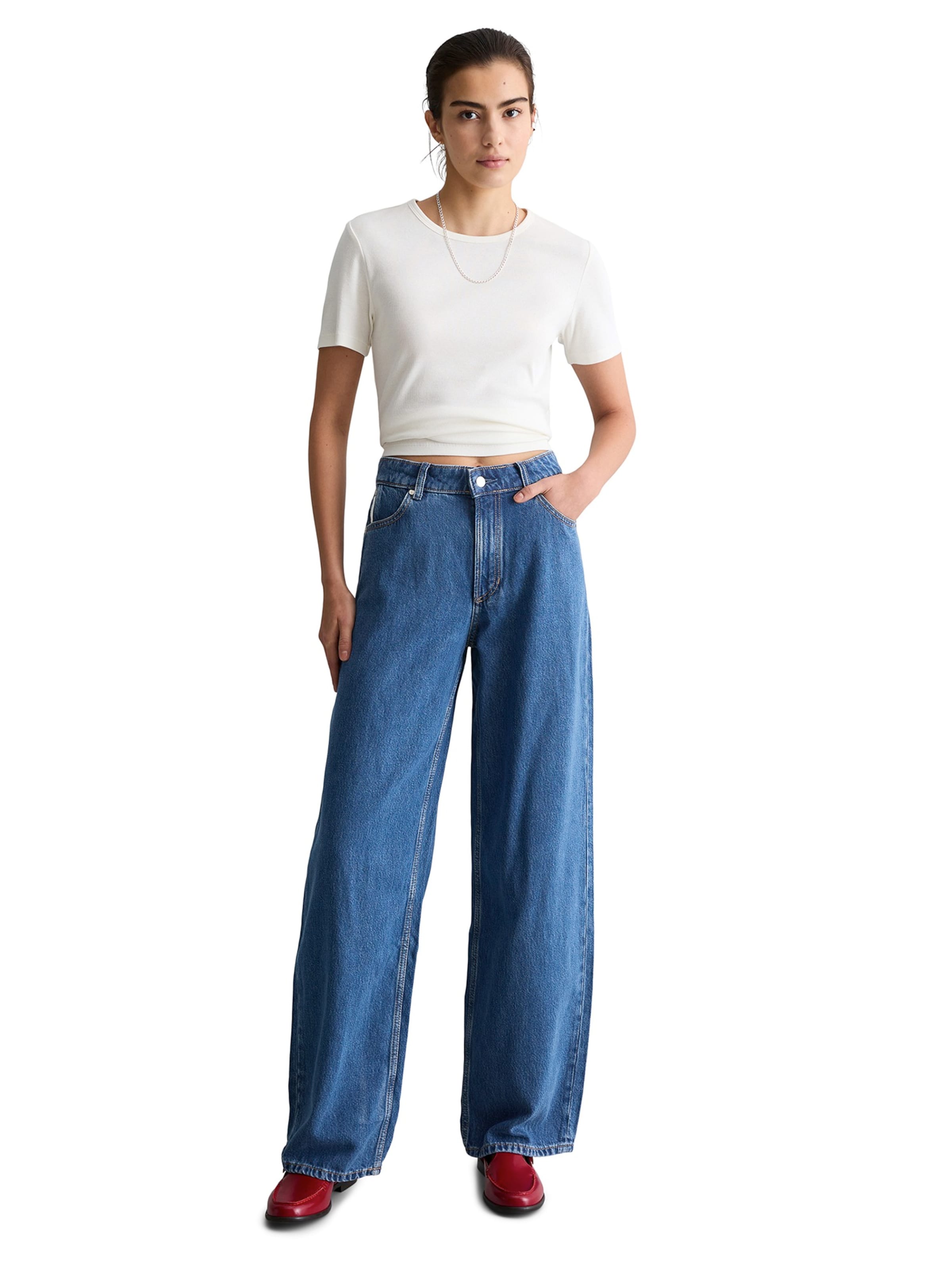 Marc O'Polo DENIM - Barrel Calças de ganga em azul