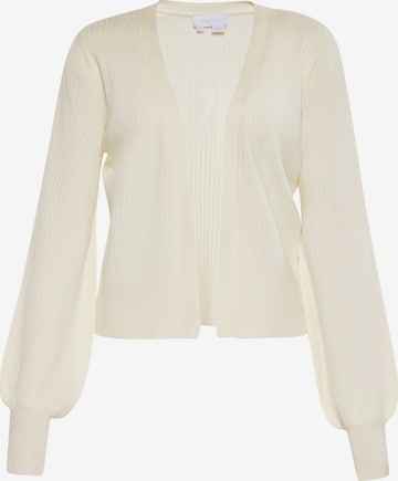 usha WHITE LABEL Knit Cardigan in Beige: front