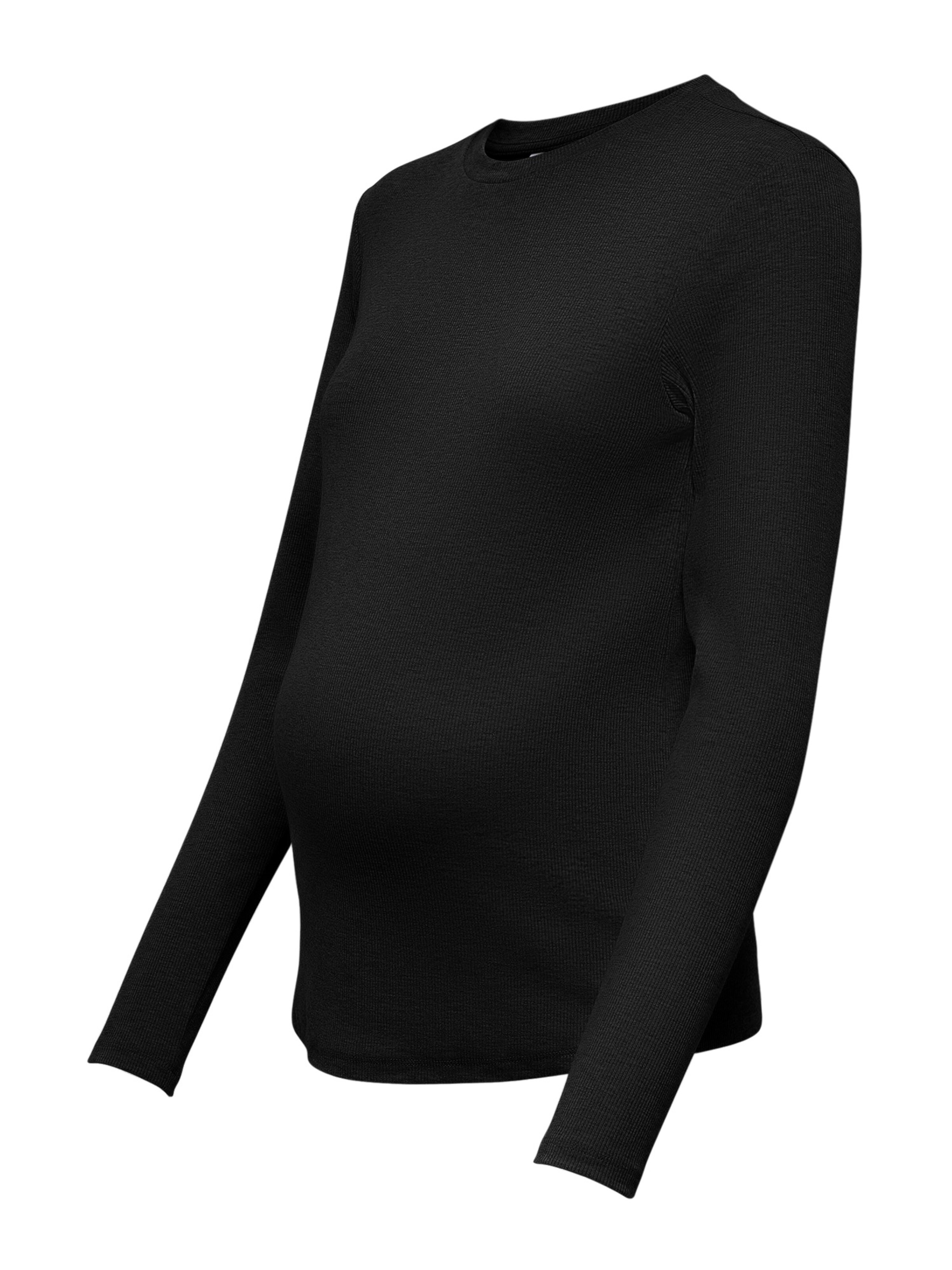 T-shirt 'OLMVAL' Only Maternity en noir : devant