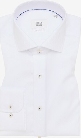 ETERNA Regular fit Button Up Shirt in White