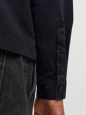 Jack & Jones Junior Regular Fit Skjorte 'Dust' i sort