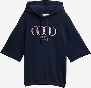 TOM TAILOR Sweatshirt in Blau: Vorderseite