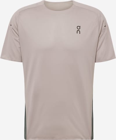 On Performance shirt in Taupe / mottled grey, Item view