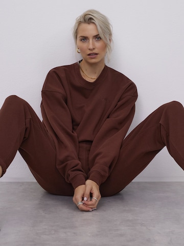 LeGer by Lena Gercke Tapered Παντελόνι 'Ruby' σε καφέ