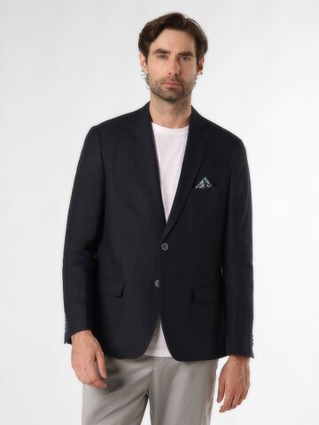 Coupe regular Veste de costume 'Marcello' Nils Sundström en bleu : devant