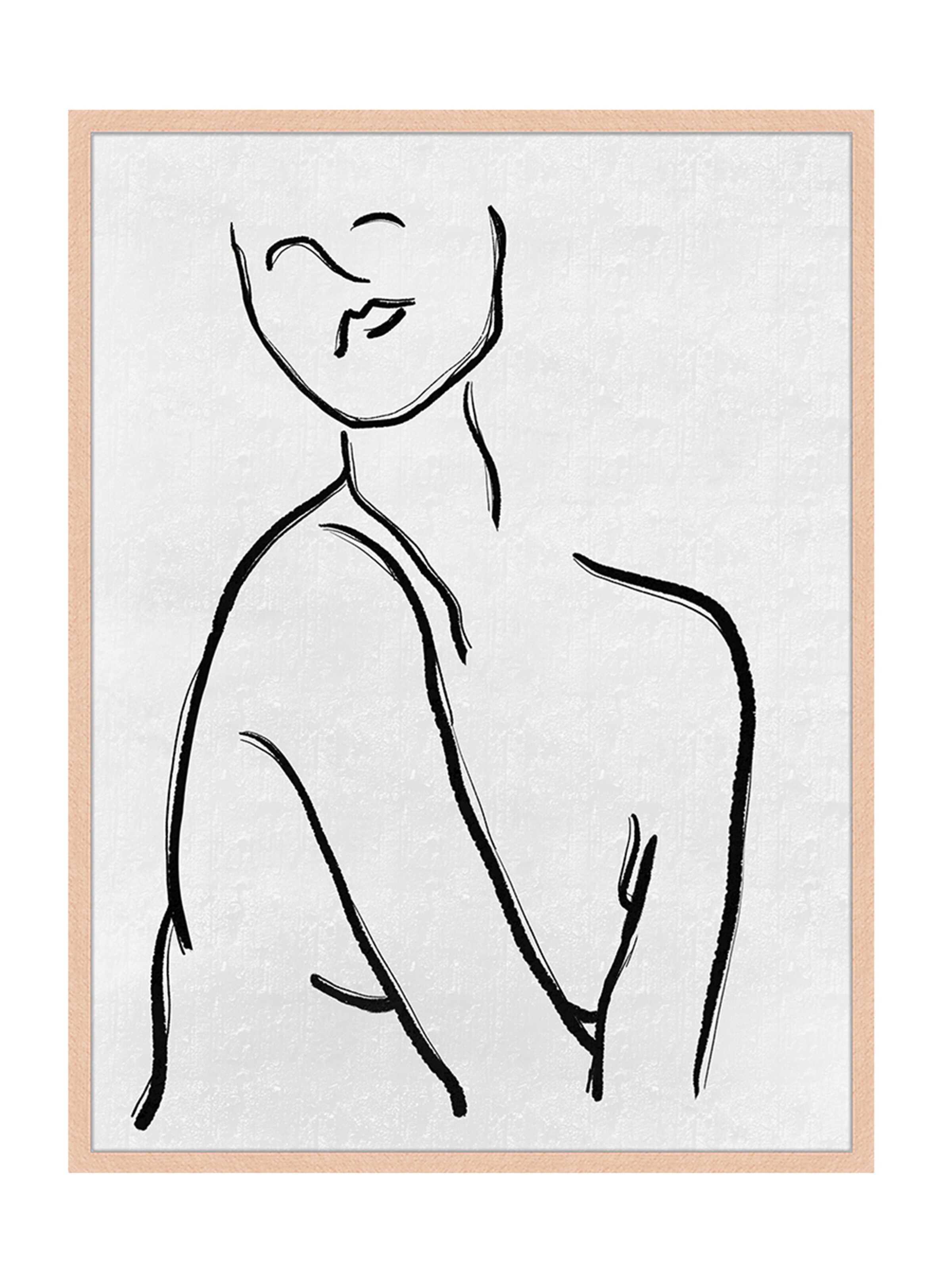 Liv Corday Image 'Posing' in Brown: front