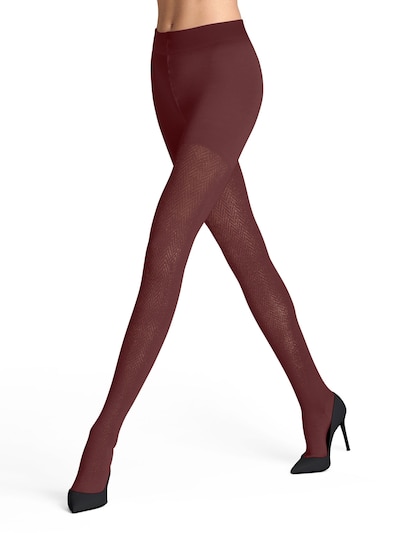 FALKE Tights 'Fable Estate' in S in Fire red, Item view