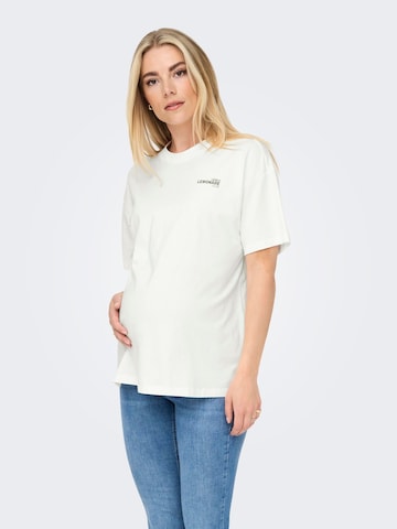 Only Maternity Shirt 'OLMHelen' in White: front